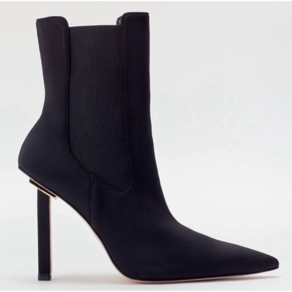 Good American Elegant Black Women's Ankle Boots